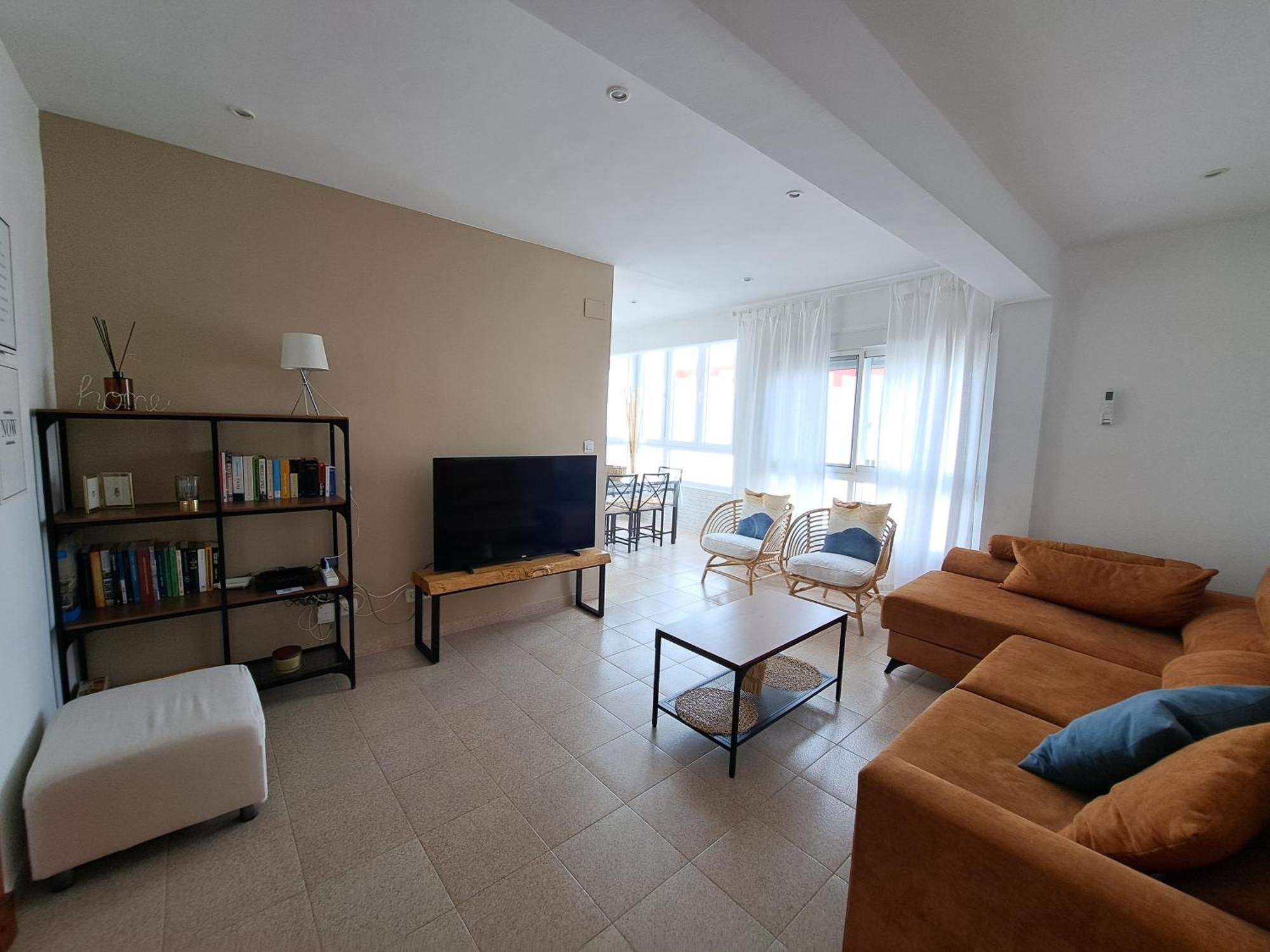 Atico Primera Linea De Playa Con Vistas Al Mar-Climatizado-Wifi-Parking 엘푸에르토데산타마리아 외부 사진